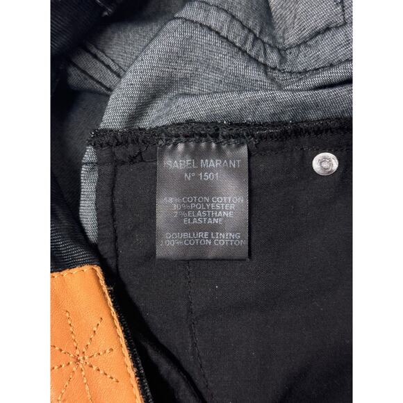 Isabel Marant Pants 2 Womens Black Skinny Fit Corduroy - Picture 7 of 7